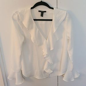 Forever 21 White Blouse